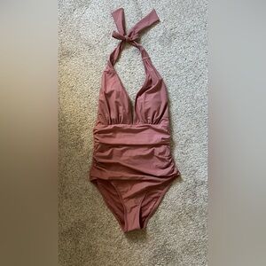 NWT Cupshe One Piece Bathing Suit Pink Women’s Medium
